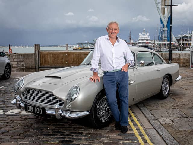 Richard Bray's newly-refurbished Aston Martin DB5, which was restored in 'identical' style to model owned by Sir Paul McCartney. Picture: Habibur Rahman