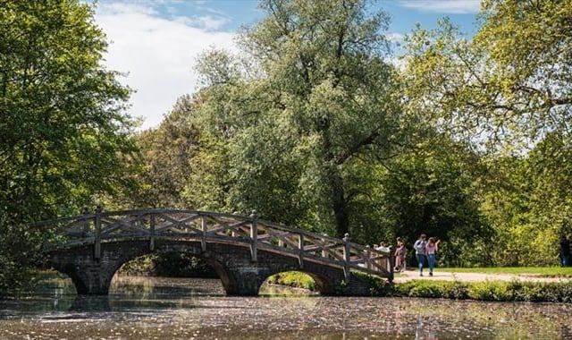 This little gem of a country park is perfect all year round as it features three main walks of varying lengths, the shortest of which is around the main 3.5 acre lake which follows a path. However if you are feeling adventurous you can take on one of the longer walks too. The site features a park, cafe and follys as well as the outline of where the estate's mansion on the site once stood.
