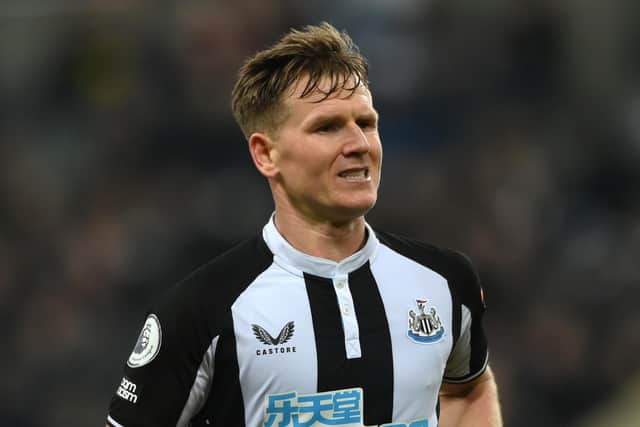Former Pompey man Matt Ritchie was in attendance for the Blues defeat to Charlton at Fratton Park. Picture: Stu Forster/Getty Images