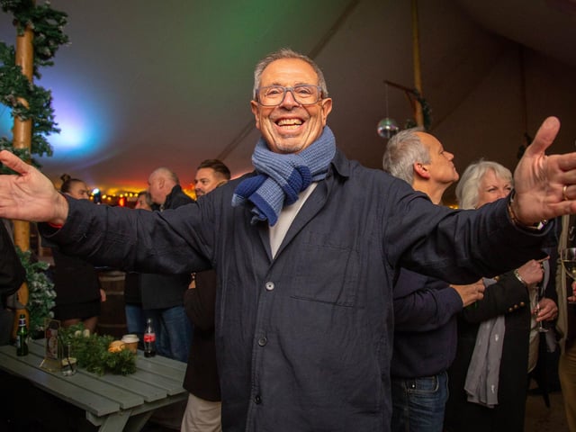 Launch night of Queens Hotel Winter Lodge 2023 in Southsea on Friday 24th of Novermber 2023
Pictured: People having fun at the lodge
Picture: Habibur Rahman