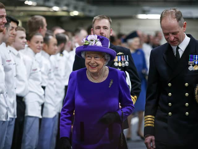 The Queen was a regular visitor in Portsmouth
Picture: Habibur Rahman