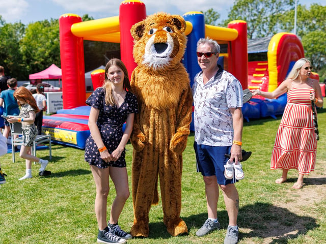 Title: Recfest Pictured: Andy with granddaughter Scarlett