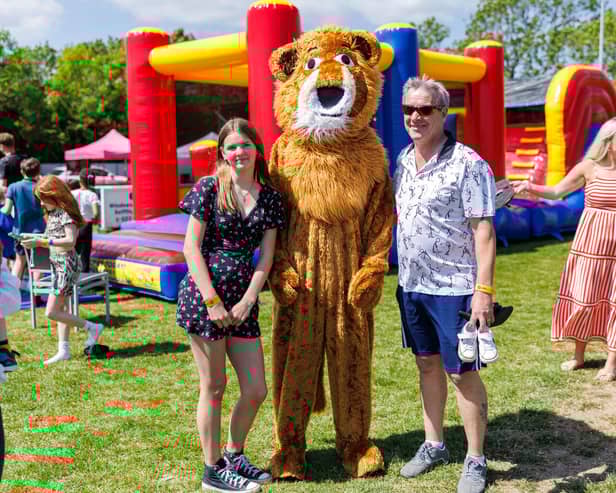 Title: Recfest  Pictured: Andy with granddaughter Scarlett