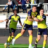 Luke Hallett, right, netted in Gosport Borough's defeat at Chesham Picture: Tom Phillips