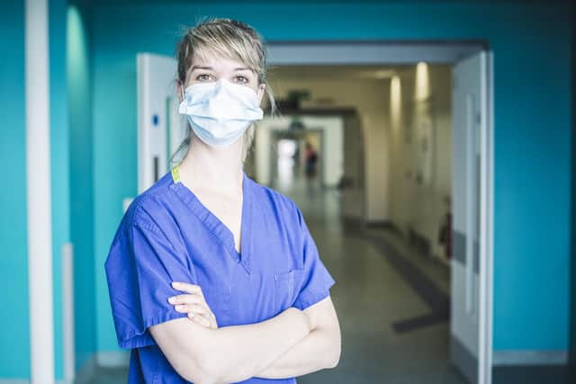 Nurses on the Ward 
Picture shows: Caroline McCrea