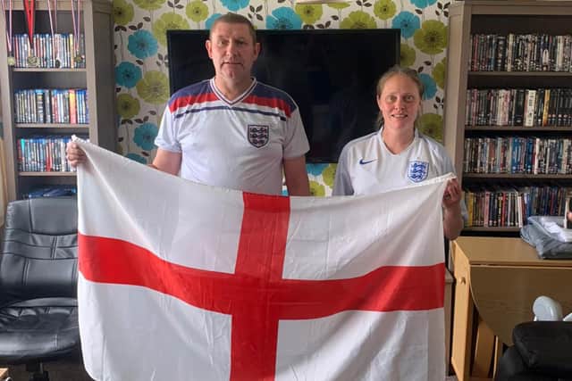 Rachel Jones and her partner Nick Jordan at their home in Lumsden Road, Eastney.