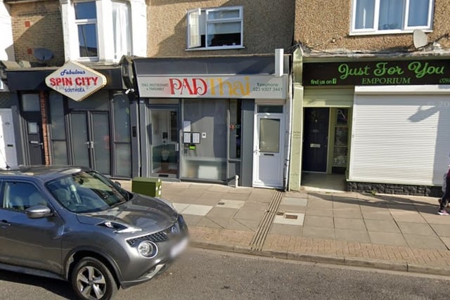 Pad Thai, Southsea, has a Google rating of 4.9 with 119 reviews.