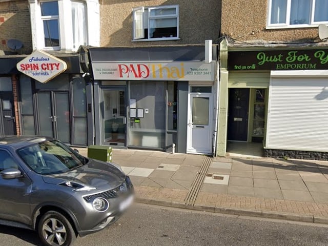 Pad Thai, Southsea, has a Google rating of 4.9 with 119 reviews.