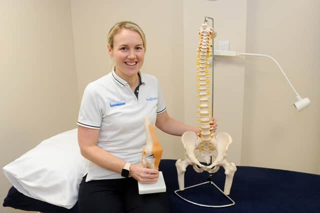 Physio-logical have opened uo their third clinic within Horndean Surgery on London Road, Horndean.Pictured is: Natalie March, owner of Physio-logical.Picture: Sarah Standing (030320-9465)
