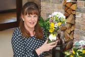 Caroline Skeet (53) from Langstone, set up Poppy's Posies in January 2021.Picture: Sarah Standing (020421-5982)