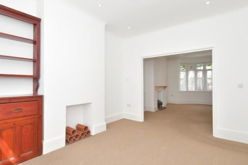 The property has two reception rooms offering ample space for a family.
