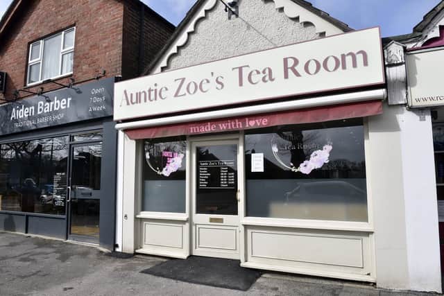 Auntie Zoe's Tea Room is opening its doors this Friday. Picture: Sarah Standing (130323-1273).