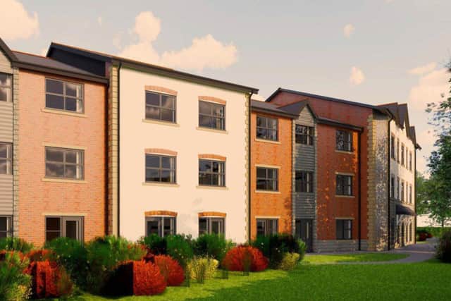 How the 66-bed care home in Locksway Road could look. Picture from the Royal Navy Benevolent Trust