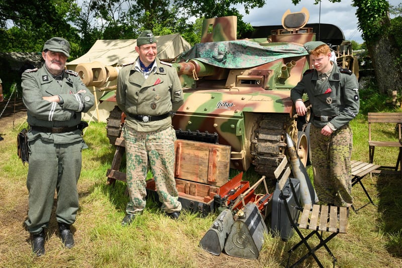 Members of the Sturmpanzer group at The Overlord Show.Picture: Keith Woodland (260521-11)