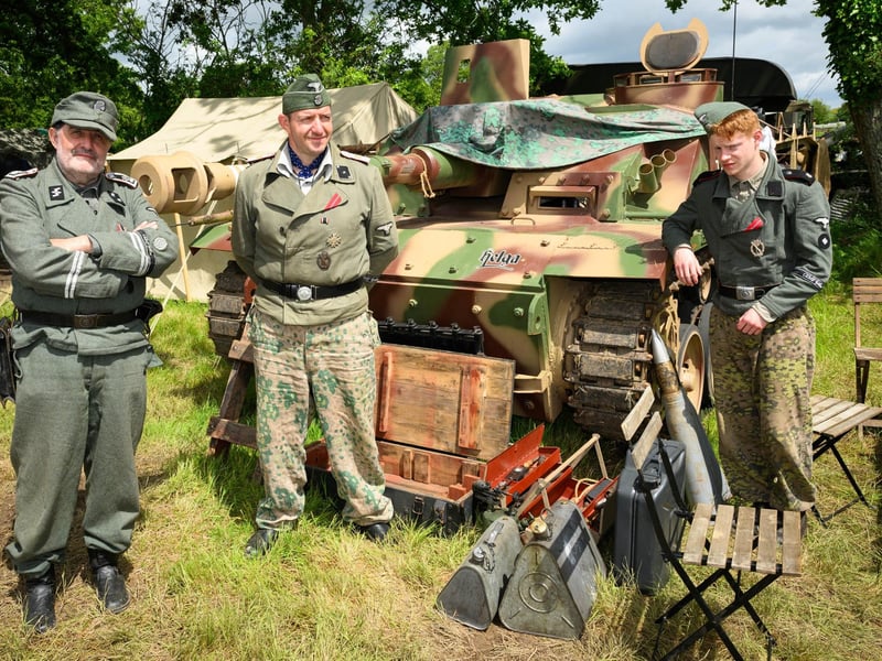 Members of the Sturmpanzer group at The Overlord Show.Picture: Keith Woodland (260521-11)