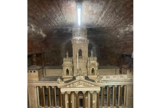 Owner Mark Wilson is looking to find a new home for this 'phenomenal' model of Portsmouth Guildhall.