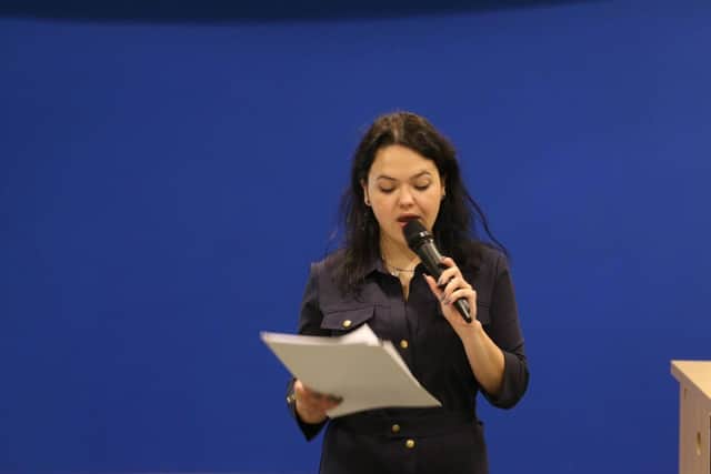 Lisa Krivoruchkina at her work last year