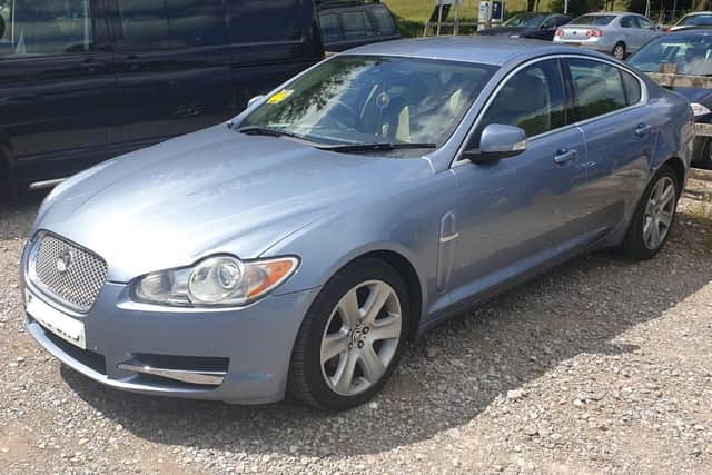 Daniel Twigg's impounded Jaguar after Blue Badge fraud. Pic Portsmouth City Council