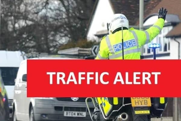 Emergency services were at the scene following the collision at around 7am