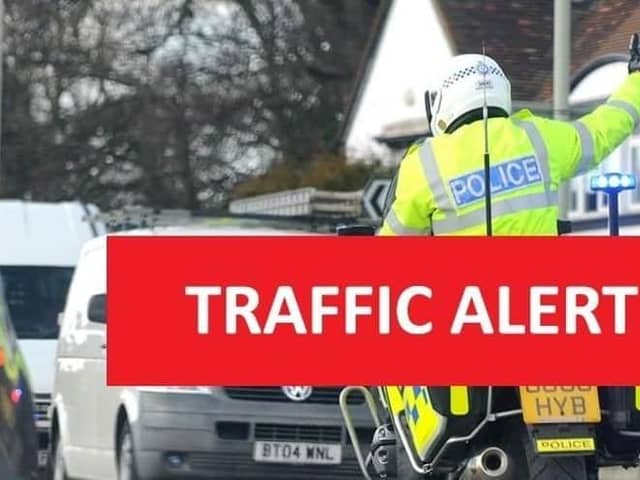 Emergency services were at the scene following the collision at around 7am
