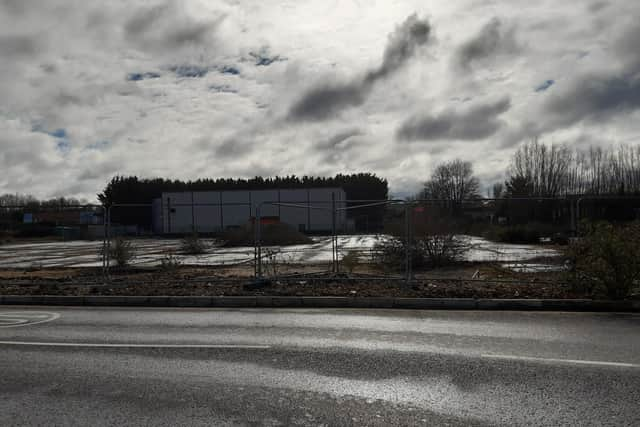 The last remaining site to be developed next to the proposed development site