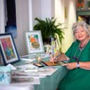 Freya Perry in her studio on Tuesday 29th August 2023. Picture: Habibur Rahman