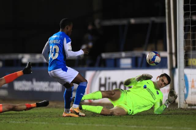 Pompey had a tough night at Peterborough in the Papa John's Trophy