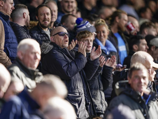 Pompey fans didn't have far to travel to the game at Wycombe
