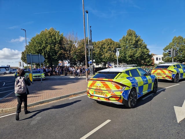 The man's death in Goldsmith Avenue is not being treated as suspicious and a file has been passed to the coroner. The road was closed yesterday afternoon (September 14).