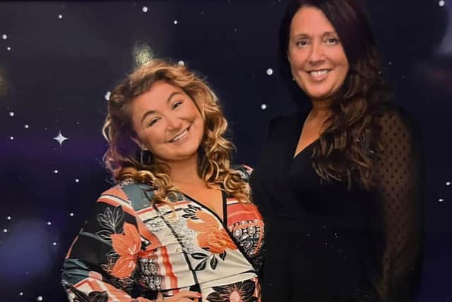 Zoe and Sarah at the Care Awards