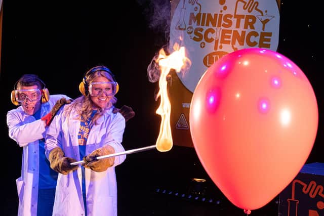 Direct from London's West End, Ministry of Science Live brings explosive excitement to the stage