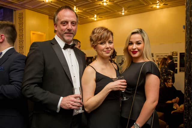 Guests at last year's awards, Mike Bowler, Kim Deâth and Plamena Zhekova.