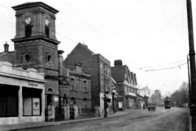 London Road, Waterlooville, 1925. Picture: Barry Cox postcard collection.