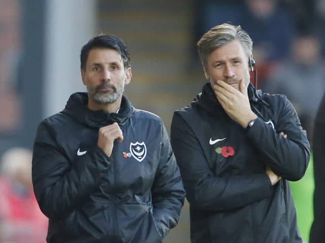 Danny and Nicky Cowley have left Pompey.