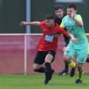 Josh Benfield scored Fareham's winner against AFC Stoneham. Picture: Keith Woodland