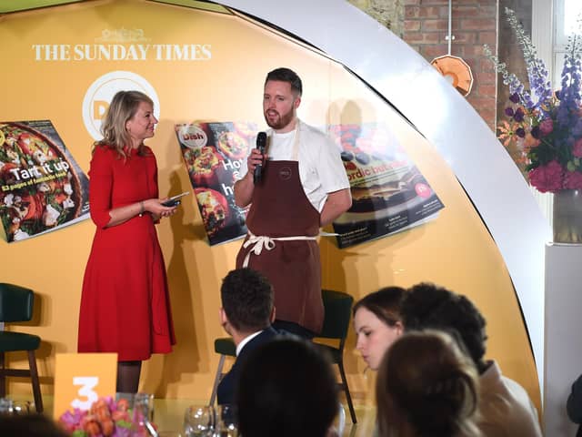 Laurel Ives and chef Steve Edwards Picture: Stuart C. Wilson/Getty Images