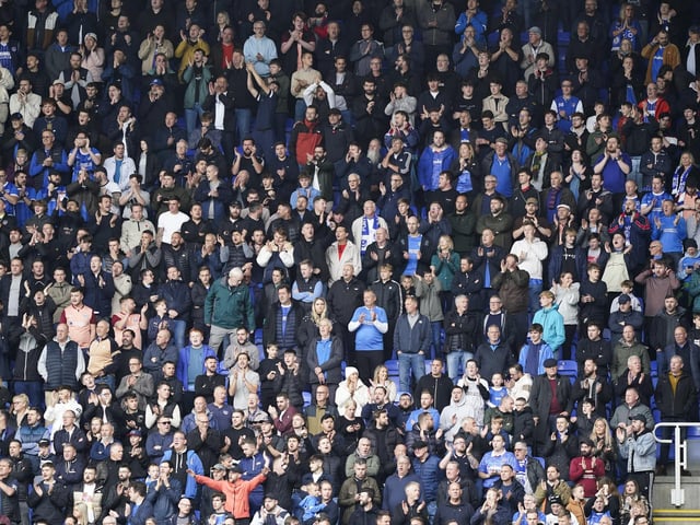 Pompey sold out their allocation of tickets for the trip to the Select Car Leasing Stadium