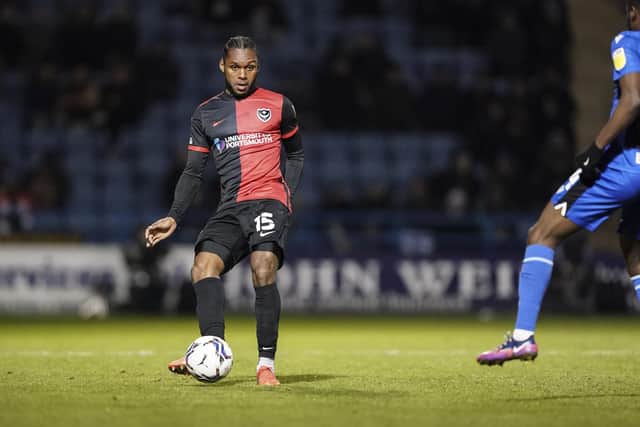 Mahlon Romeo has been an impressive presence for Pompey since his loan move from Millwall. Picture: Jason Brown/ProSportsImages