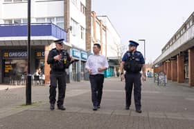 Havant MP Alan Mak has been on patrol in Leigh Park to find out how police are tackling shoplifting, after calling on them to prioritise shoplifting reduction