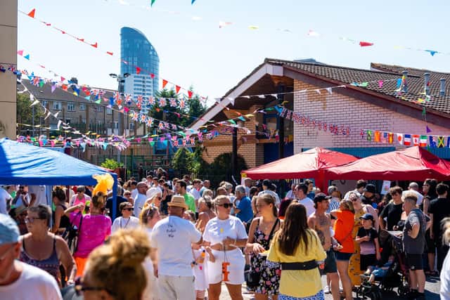 Carnival goers at Queens Street, Portmouth last year. Photo by Matthew Clark
