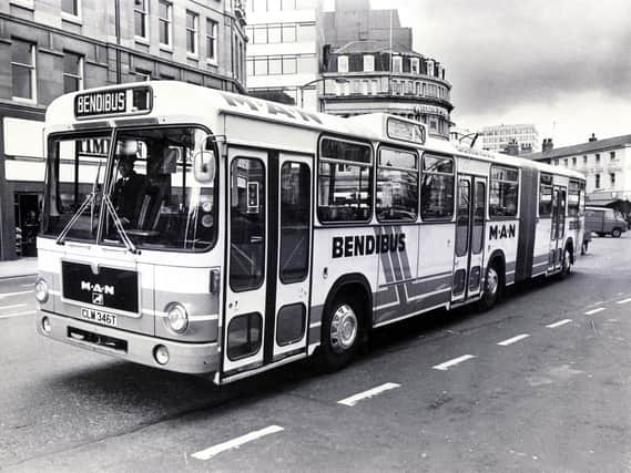 Sheffield welcomed the novelty of bendy buses in the 1980s.