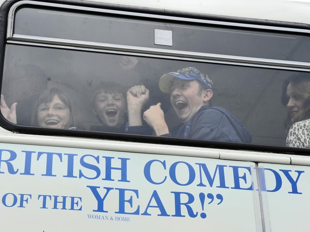 On the way to St Mary's in 2012.