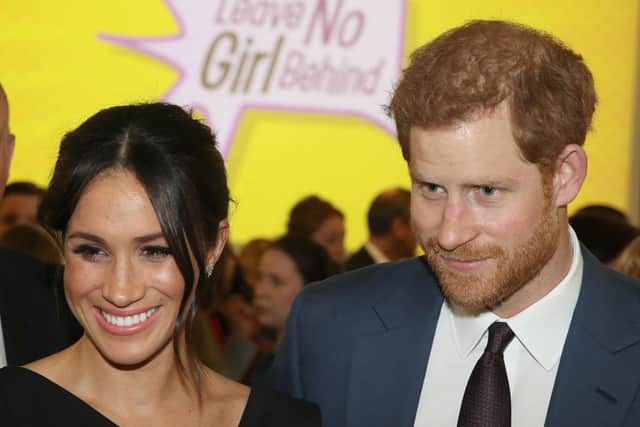 File photo dated 19/04/18 of the Duke and Duchess of Sussex. The Duchess of Sussex gave birth to a 7lb 11oz daughter, Lilibet "Lili" Diana Mountbatten-Windsor, on Friday in California and both mother and child are healthy and well, Meghan's press secretary said. Picture: Chris Jackson/PA Wire