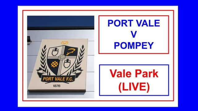 Port Vale v Pompey