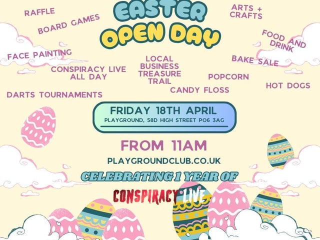 Coming to Cosham, this Good Friday!