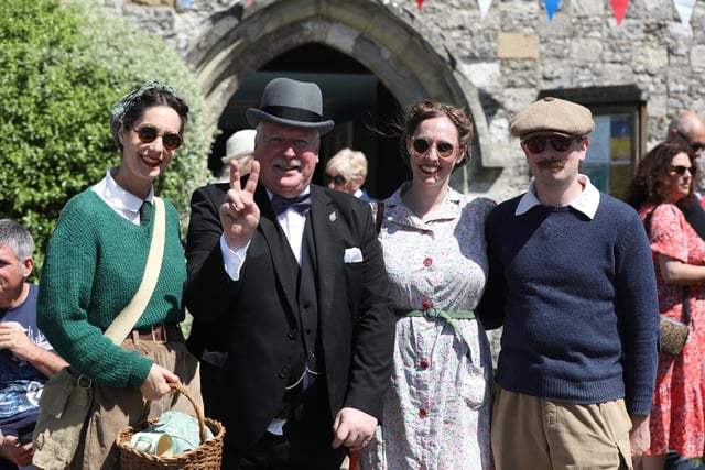 Pictured is Naomi White, Jeremy Green, George White and Toby Brayley. Picture: Sam Stephenson.