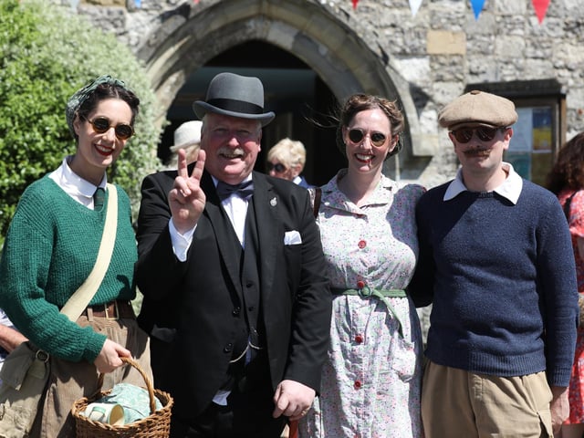 Pictured is Naomi White, Jeremy Green, George White and Toby Brayley. Picture: Sam Stephenson.
