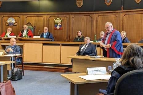 Bob Whitbread from Gosport is made an alderman