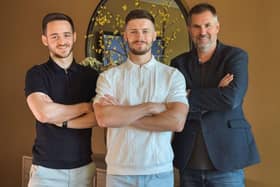 From left, Reece Matthews, Carl Hewitt and Jonny Tooze, of Hewitt Matthews Group