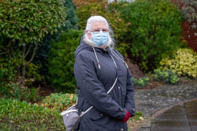 Josephine Stevenson, 79, hopes her vaccination will eventually allow her to 'live more freely'.

Picture: Habibur Rahman